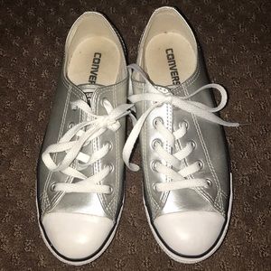 Silver Converse